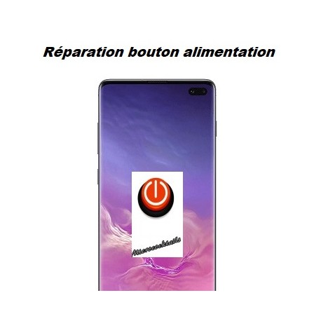 Réparation bouton power alimentation Samsung Galaxy S10 Plus