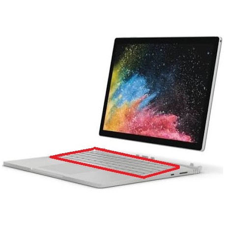 Remplacement clavier Surface Book QWEARTY