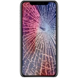Réparation écran cassé vitre fissurée iPhone X