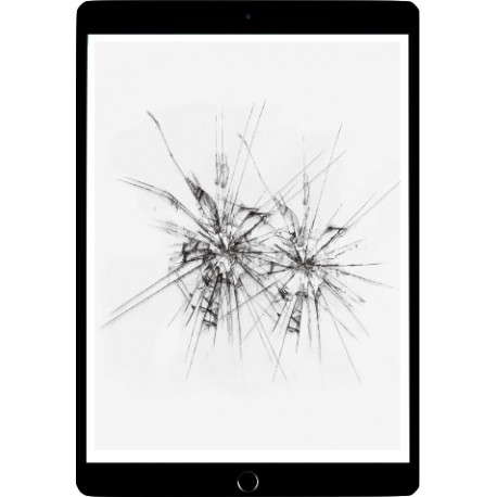 Réparation vitre fissurée iPad 2017 9.7 A1822 A1823