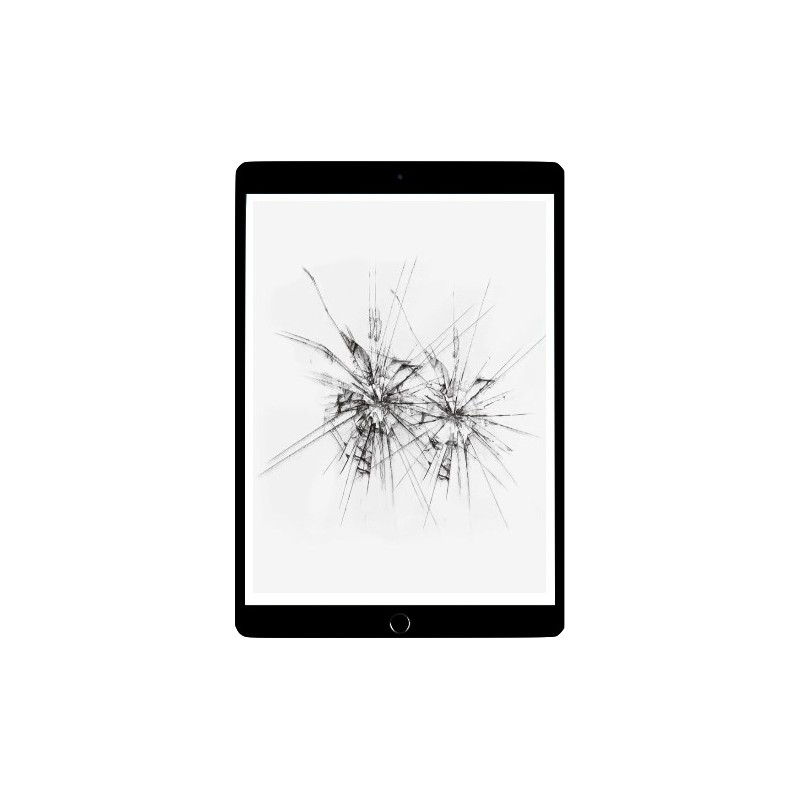 Réparation vitre fissurée iPad 2017 9.7 A1822 A1823