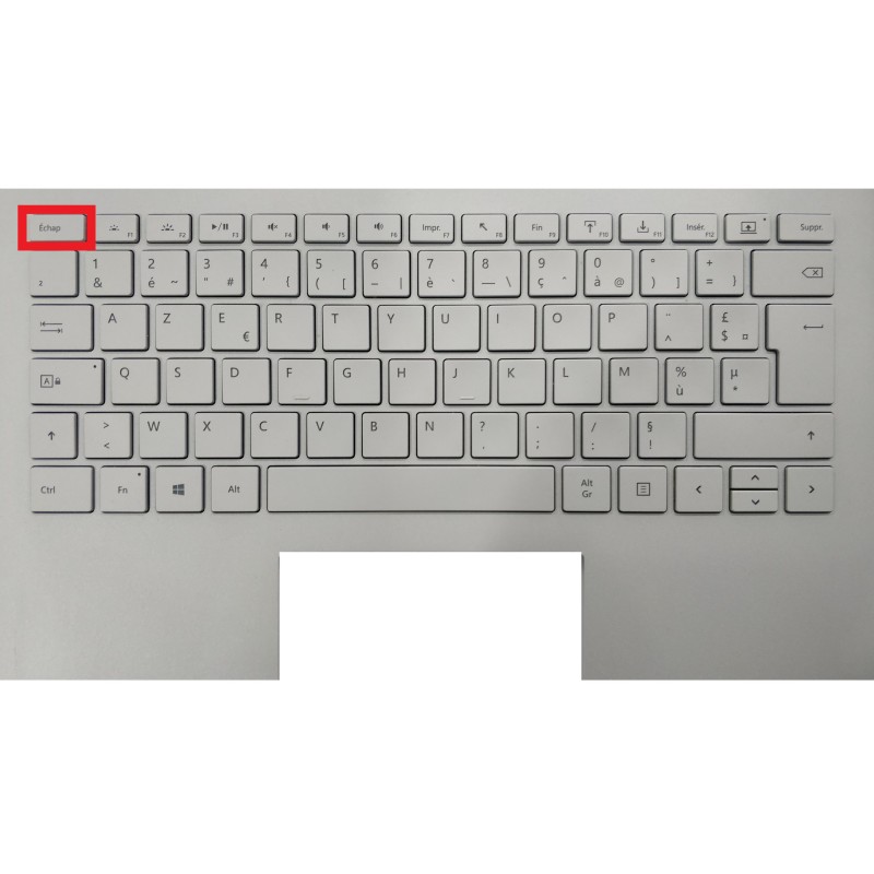 Touche de Remplacement "échap" pour Clavier Microsoft Surfacebook (articulation offerte)