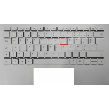 Touche de Remplacement "I" pour Clavier français Microsoft Surfacebook (articulation offerte) Type 1