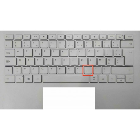 Touches de clavier Fr MacBook Pro 13 et 15'' (2018/2019)