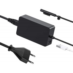 Adaptateur chargeur compatible Microsoft Surface 60W