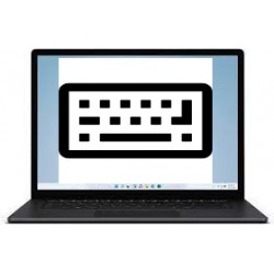 Remplacement clavier Surface Laptop 4 alcanta métal 13 pouces