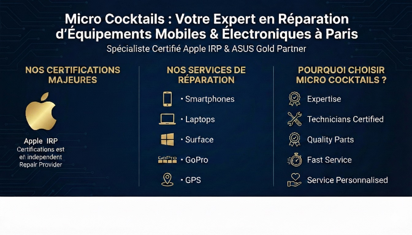 Centre réparation expert à Paris